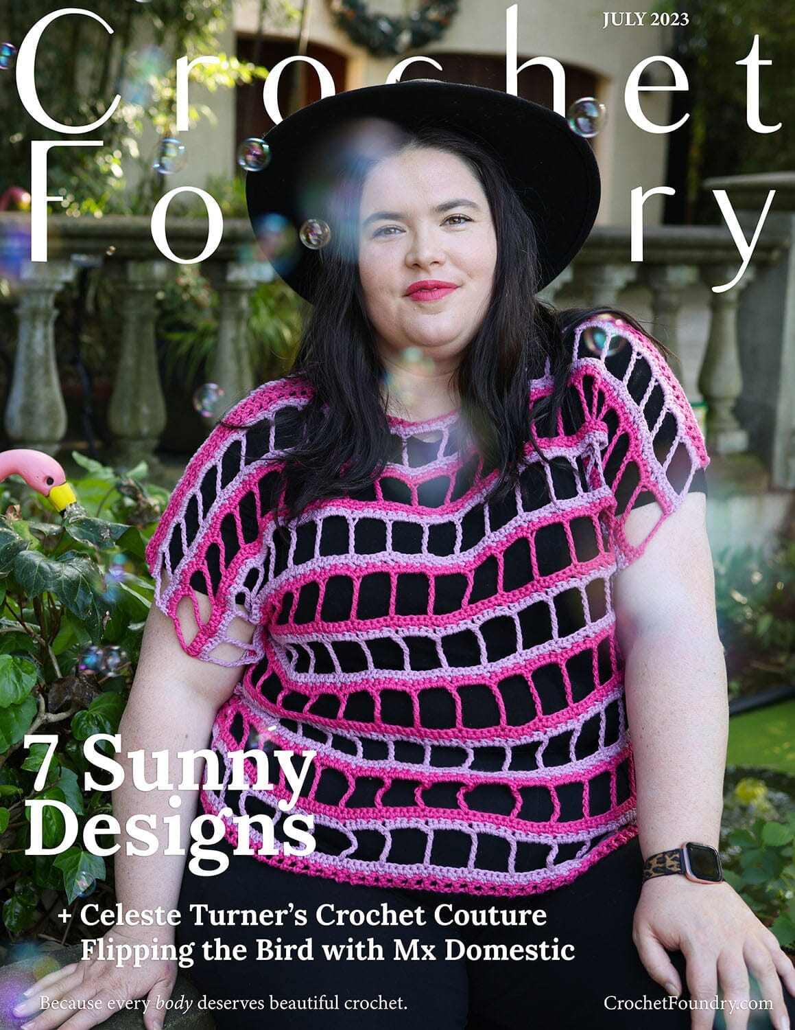 Summer 2023 Crochet Foundry Digital Magazine Digital Pattern Furls