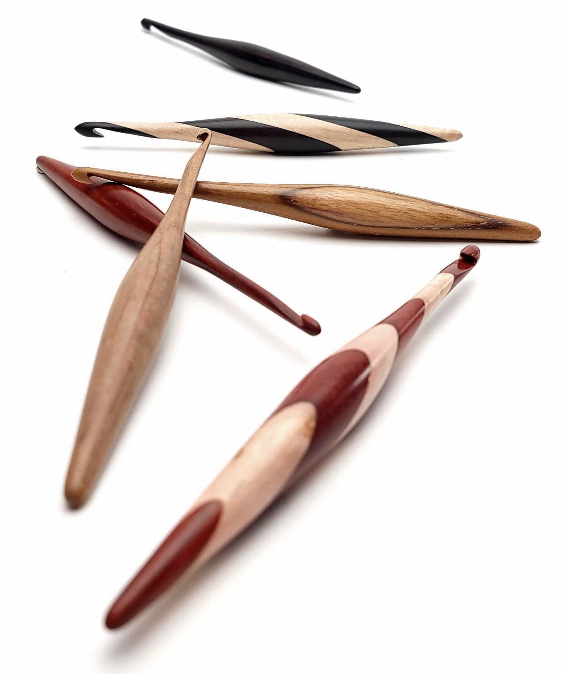 Special Edition Peppermint Streamline Crochet Hook Wood Streamline FurlsCrochet