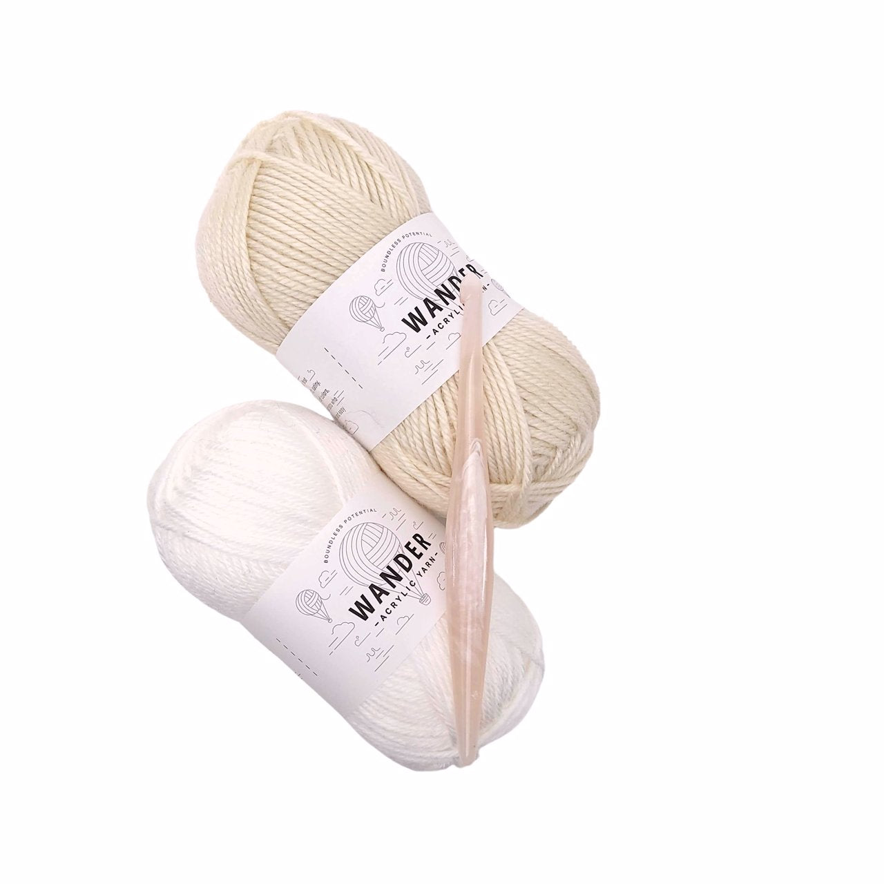 Cream Streamline Swirl Crochet Hooks Swirl Streamline Furls