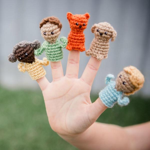Free Crochet Finger Puppets Pattern