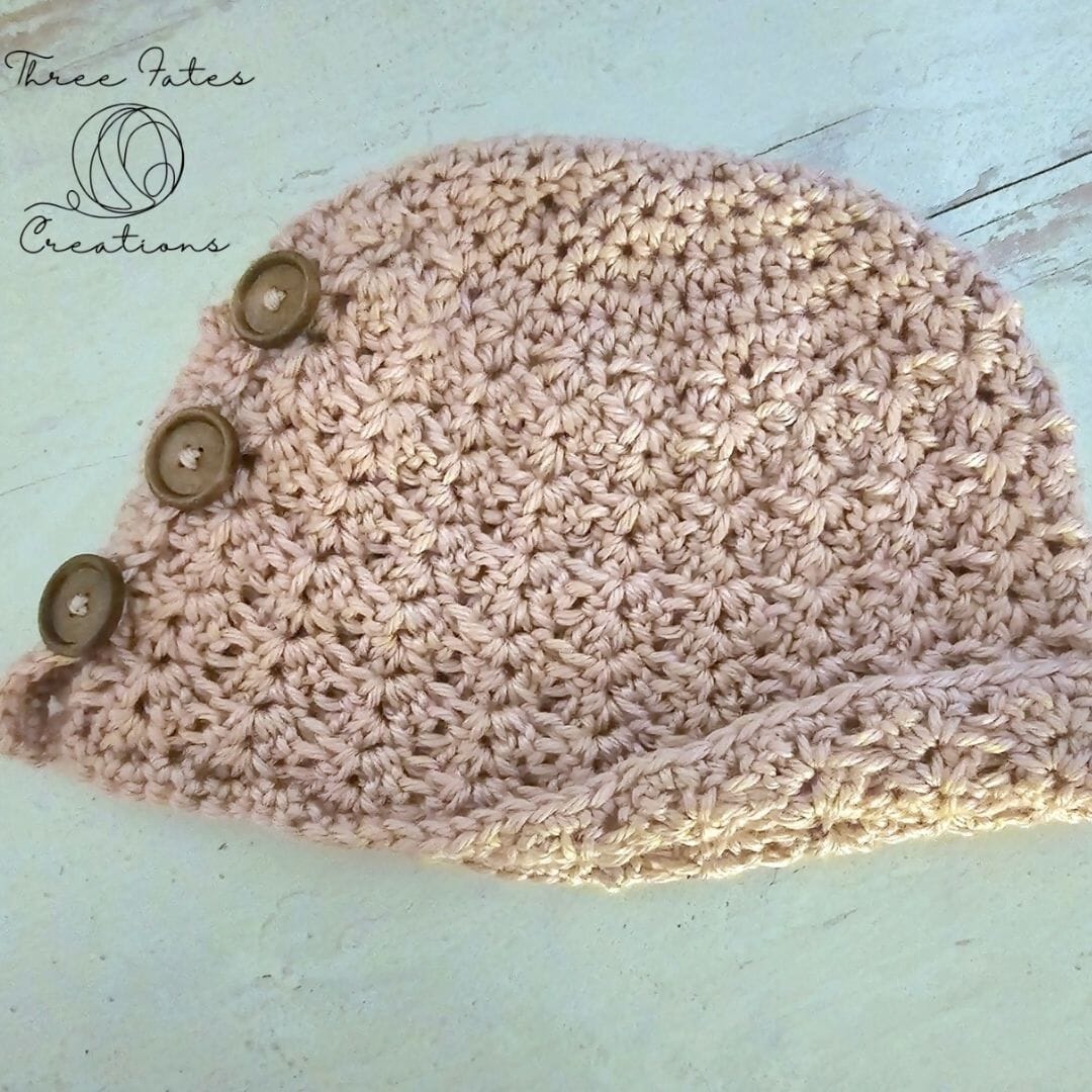 Free Crochet Pattern: Damia Cloche by Three Fates Creations