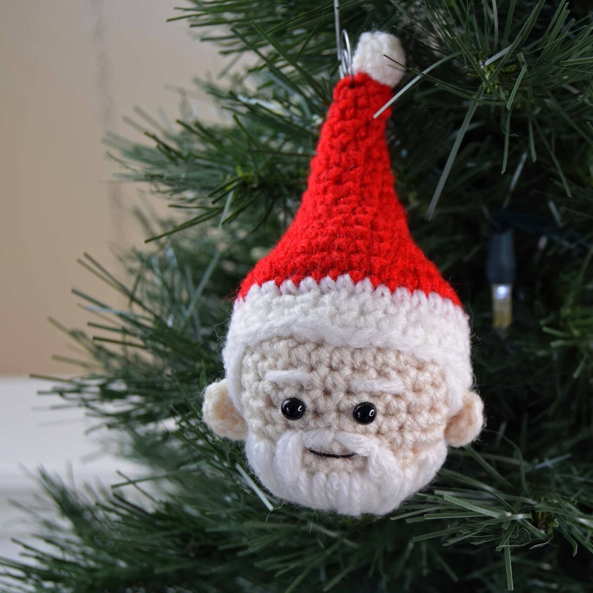 Free Crochet Ornaments - Santa