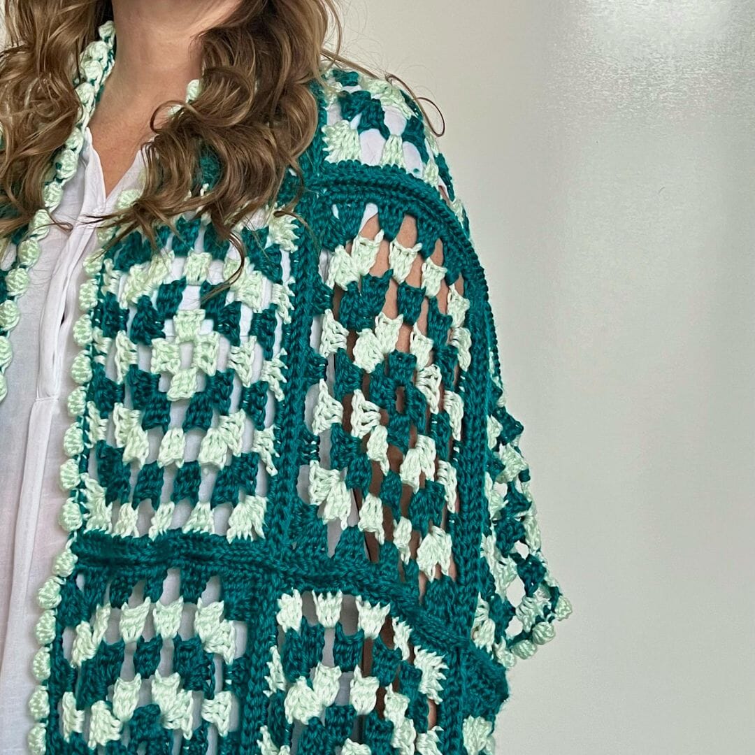 Free Crochet Pattern: Great Granny Wrap II by Regarding Yarn