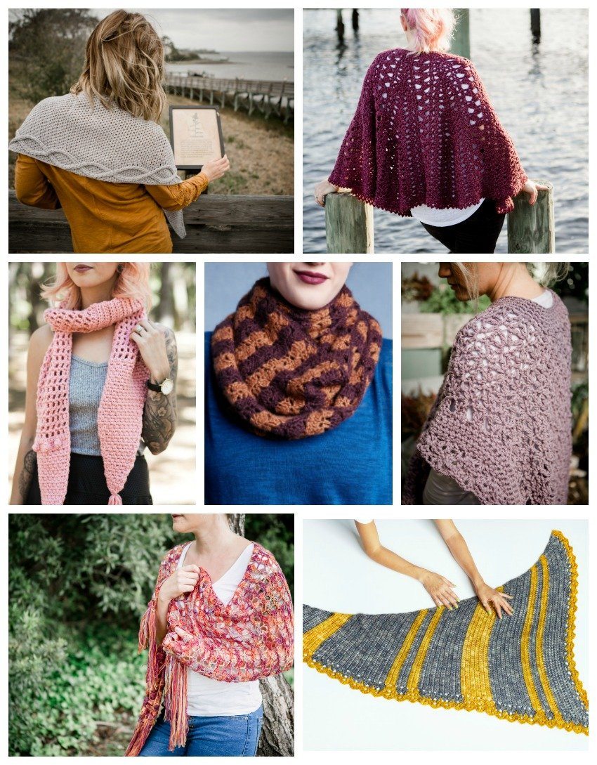 Shawl, Scarf and Poncho Crochet Patterns