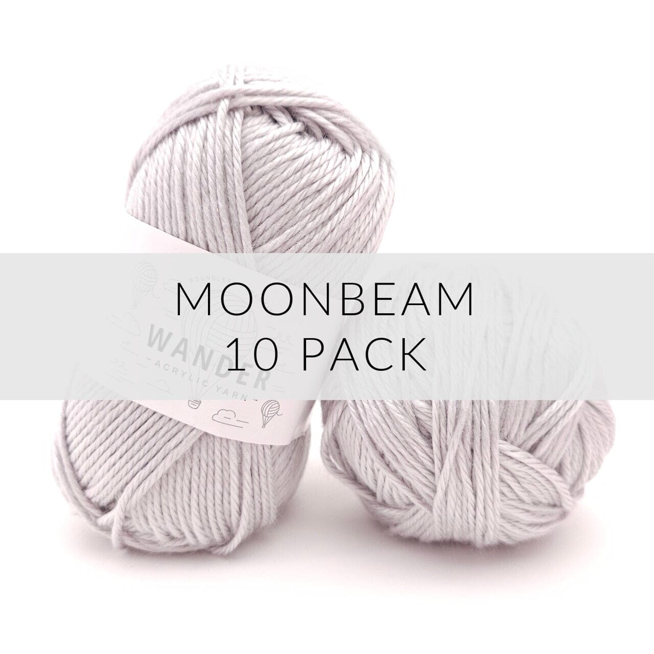 10 Pack Wander Acrylic Yarn Yarn FurlsCrochet Moonbeam 