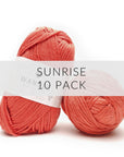 10 Pack Wander Acrylic Yarn Yarn FurlsCrochet Sunrise 
