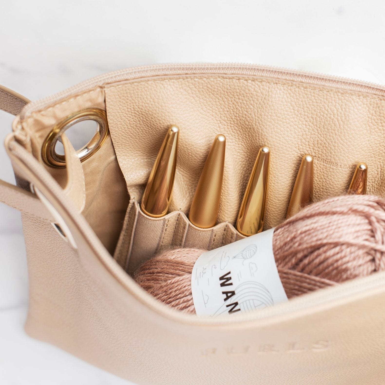 Blair Leather Hook Clutch Leather Accessories FurlsCrochet 