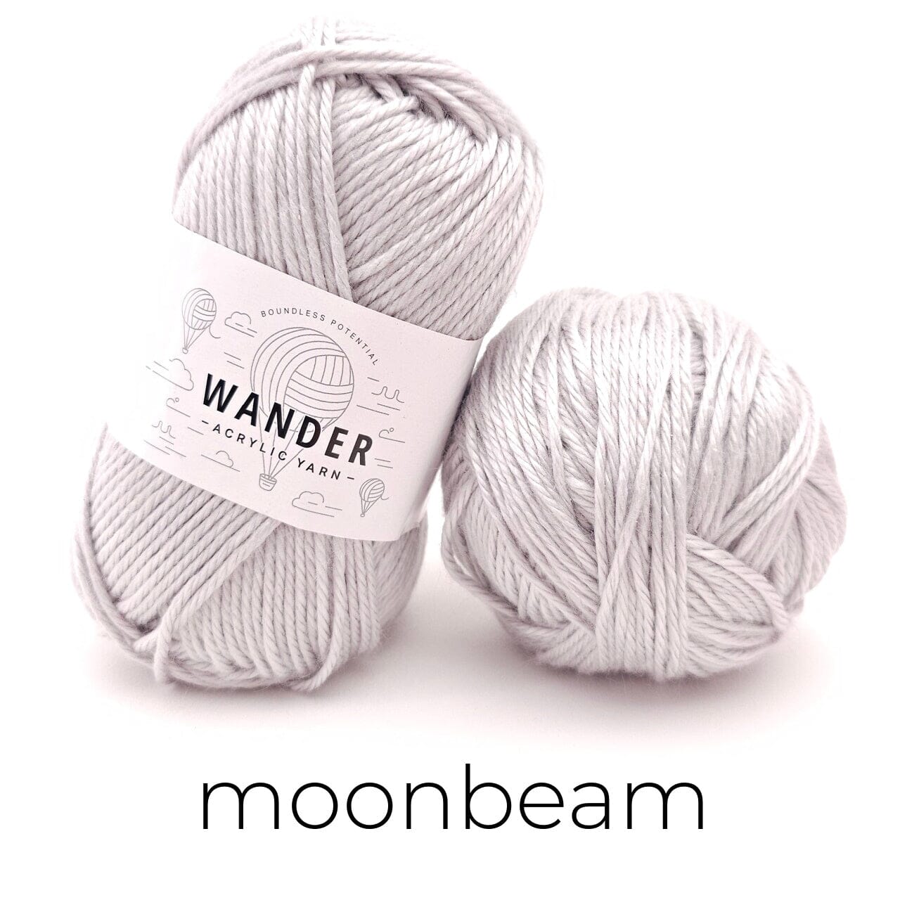 Wander Acrylic Yarn Yarn FurlsCrochet Moonbeam 