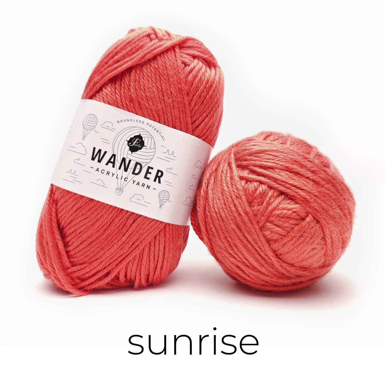 Wander Acrylic Yarn Yarn FurlsCrochet Sunrise 