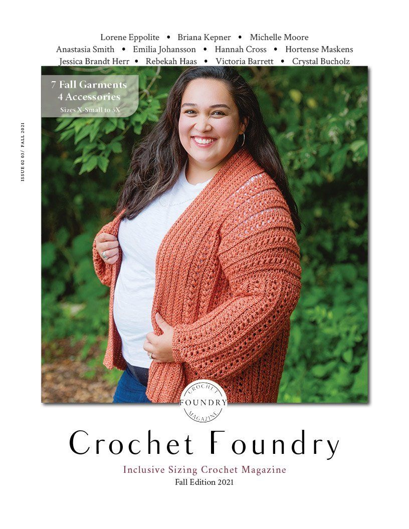 Crochet Foundry Magazine Digital Pattern Furls Fall 2021 