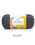 Lion Brand Yarn Color Theory Yarn FurlsCrochet Thunder 