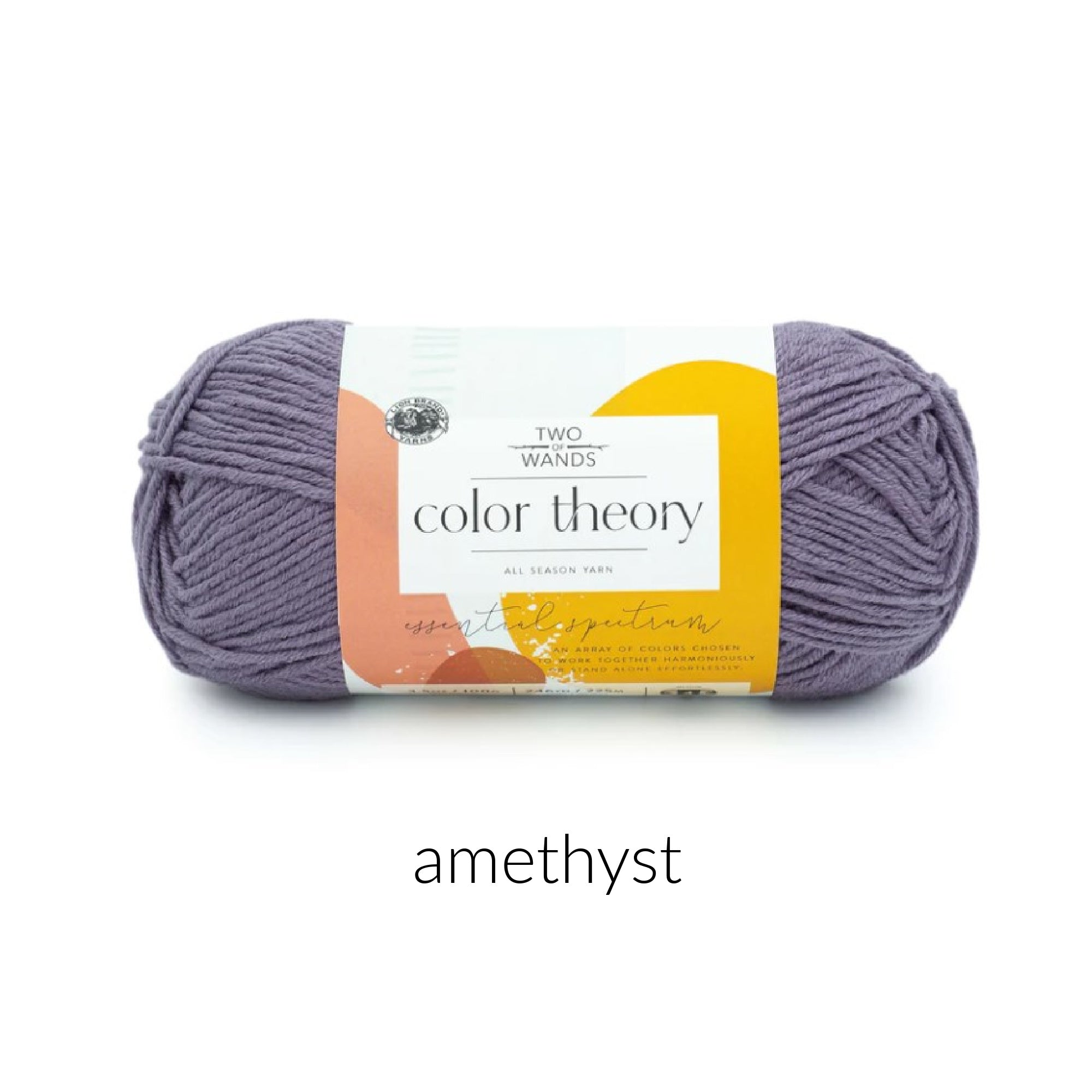 Lion Brand Yarn Color Theory Yarn FurlsCrochet Amethyst 