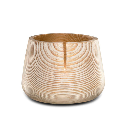 Handmade Minimalist Pine Wood Yarn Bowls
