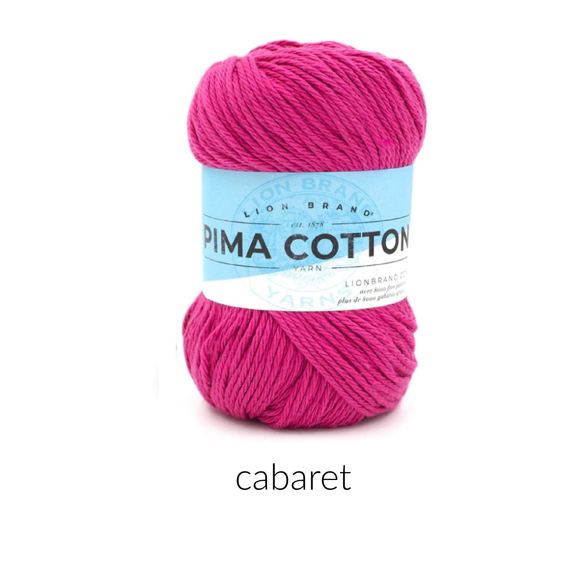 Lion Brand Yarn Pima Cotton Yarn FurlsCrochet Cabaret 