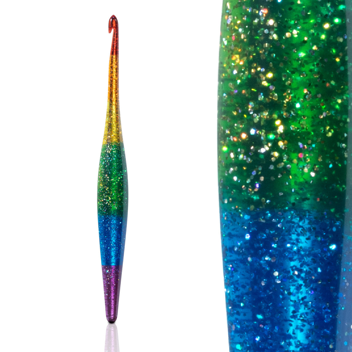 Streamline Pride Glitter Crochet Hooks FurlsCrochet 4.00mm (G) Pride Glitter 