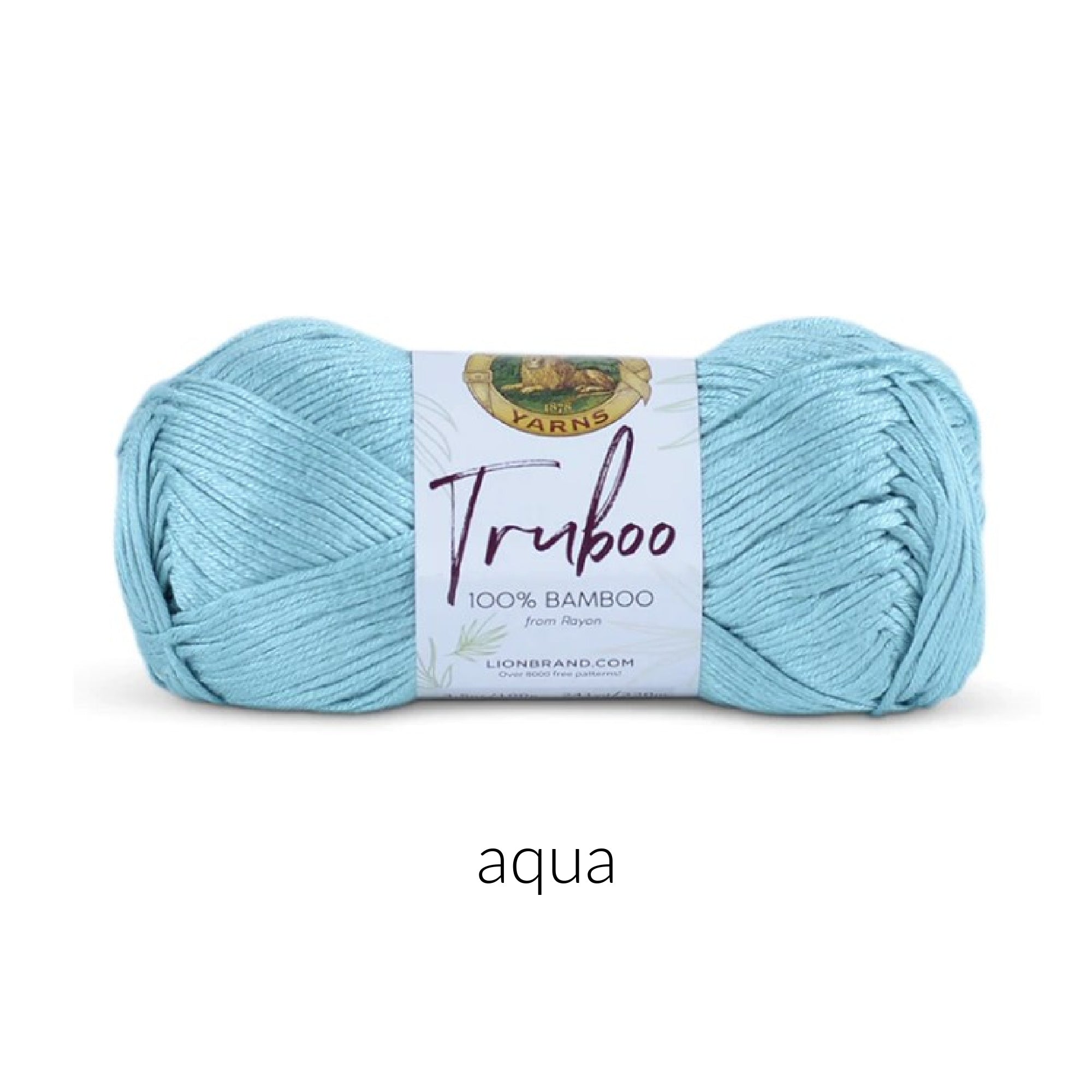 Lion Brand Yarn Truboo Yarn FurlsCrochet Aqua 