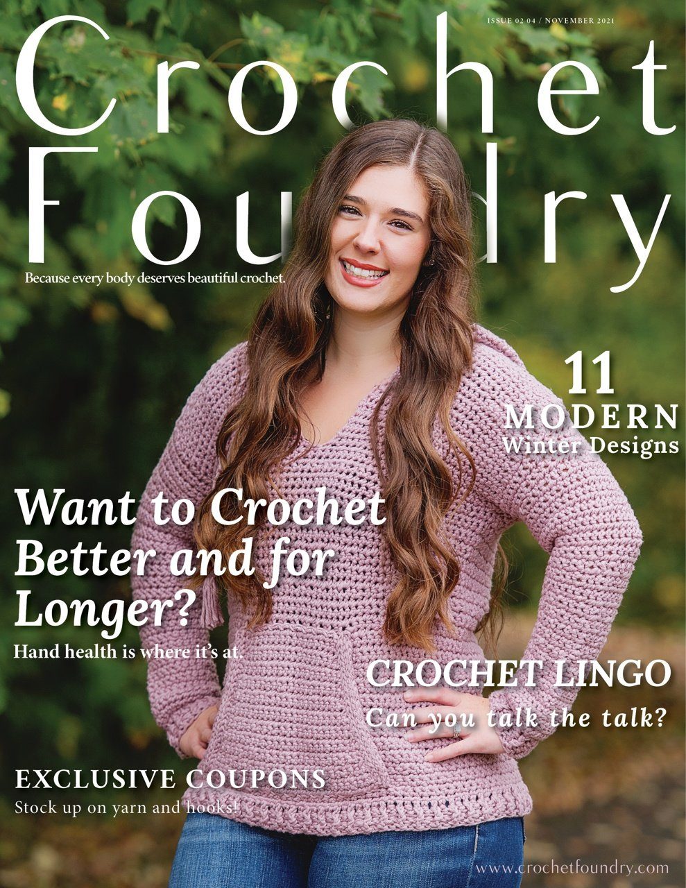 Crochet Foundry Digital Magazine Digital Pattern Furls Winter 2021 Digital Magazine 