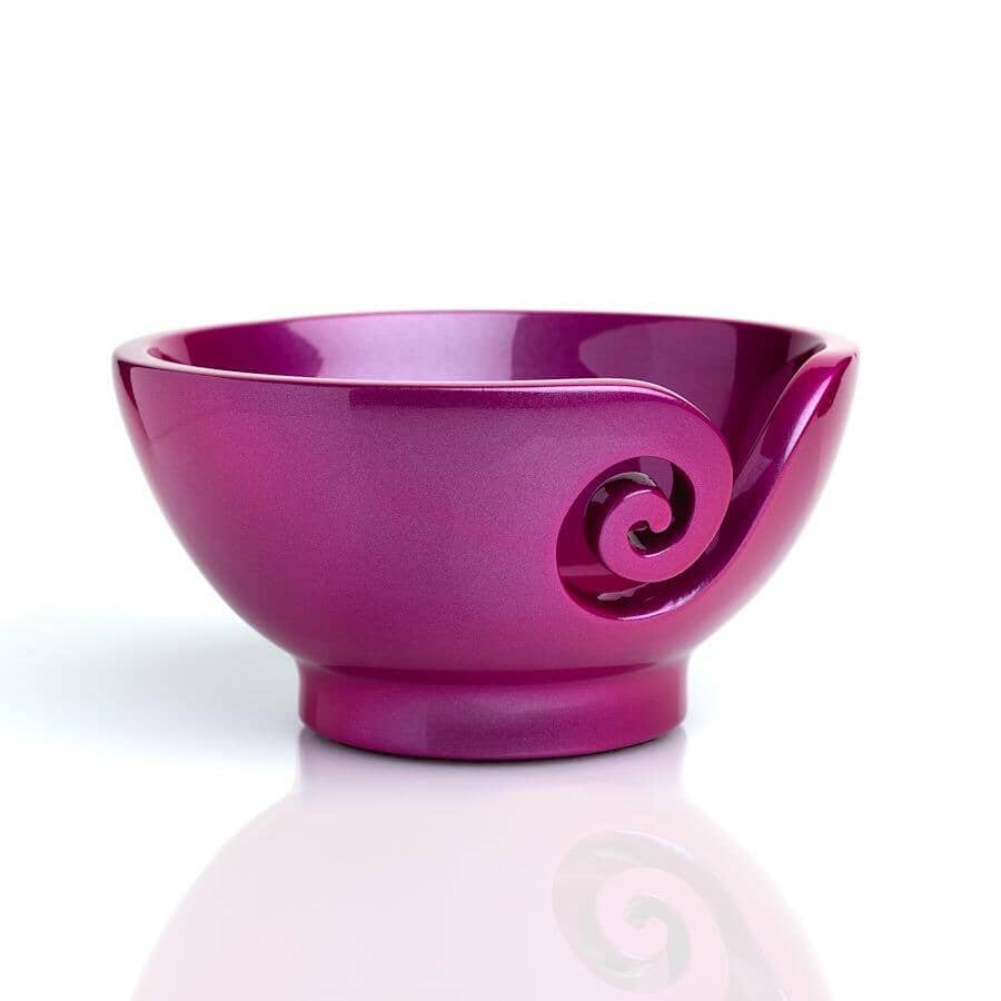 Purple Odyssey Yarn Bowl Yarn Bowl FurlsCrochet 